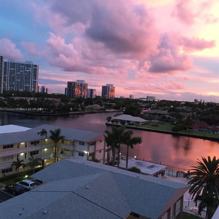 Beautiful view at twilight