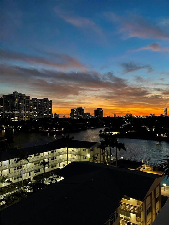 Balcony View at night