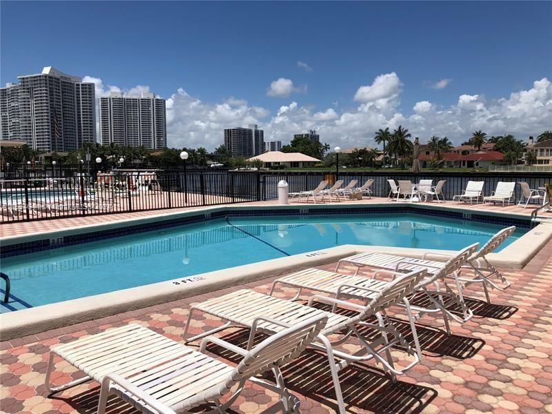 Beautiful pool with intracoastal views