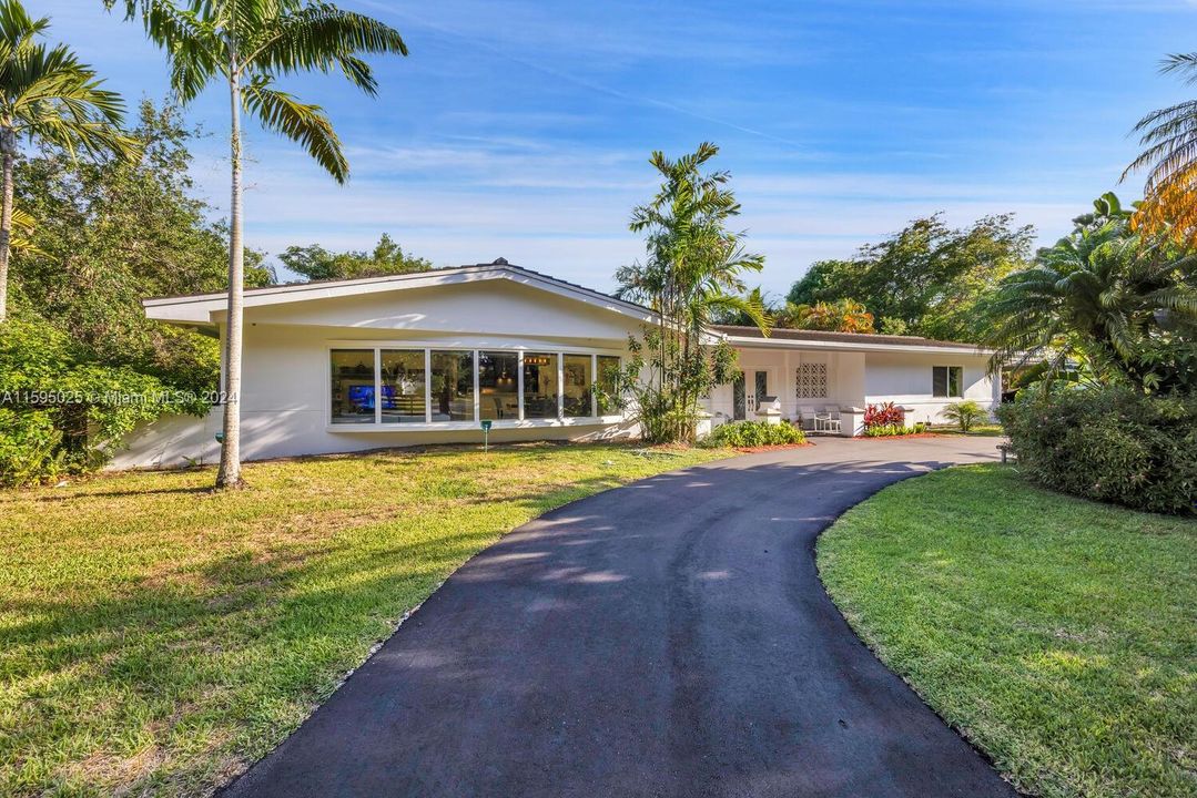 Circular Driveway w/ample parking