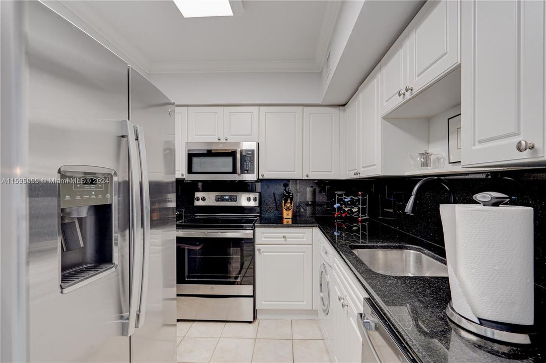 Kitchen with ample storage
