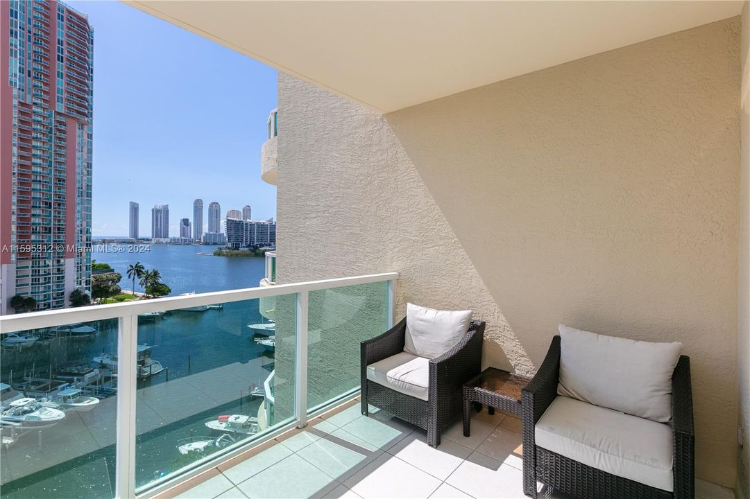 Relax and unwind or entertain in your private, oversized balcony!