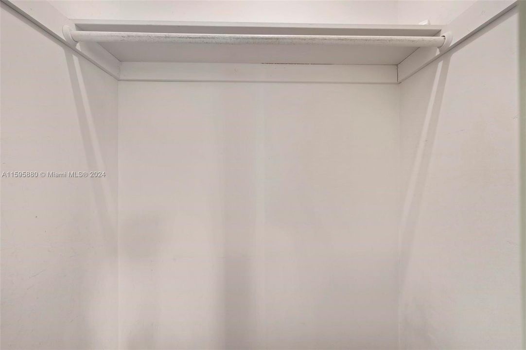 Closet in second bedroom.