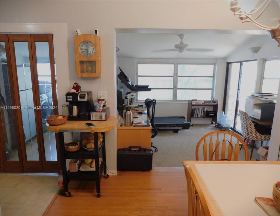 main house office/family room and utility