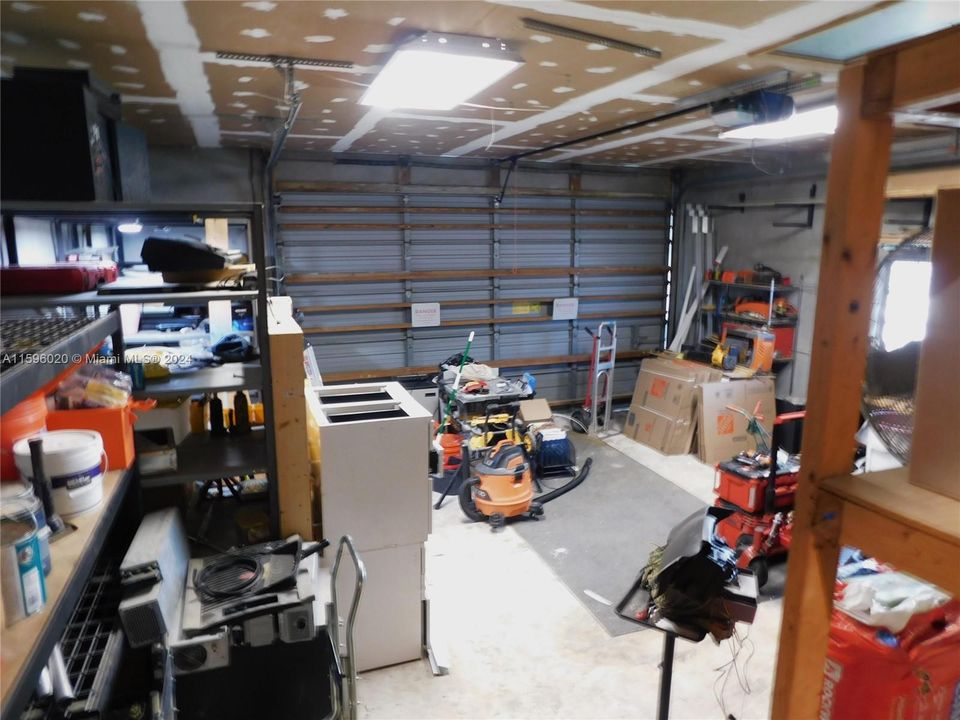 large 2 car garage