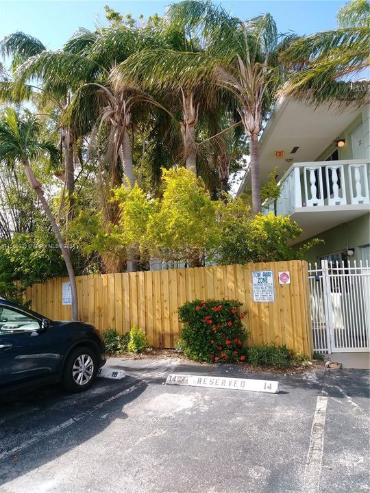 Secured building - outside view