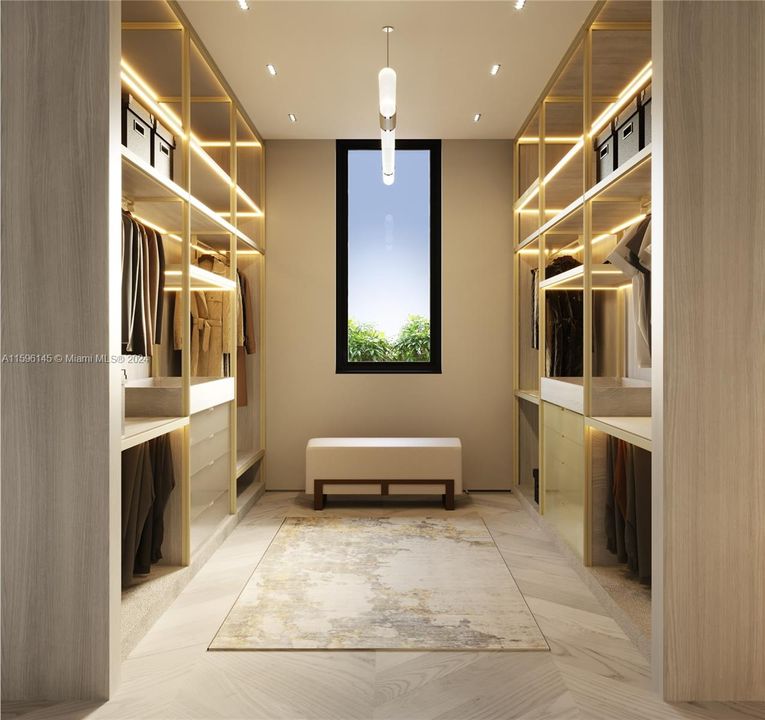 Rendering of Master Closet