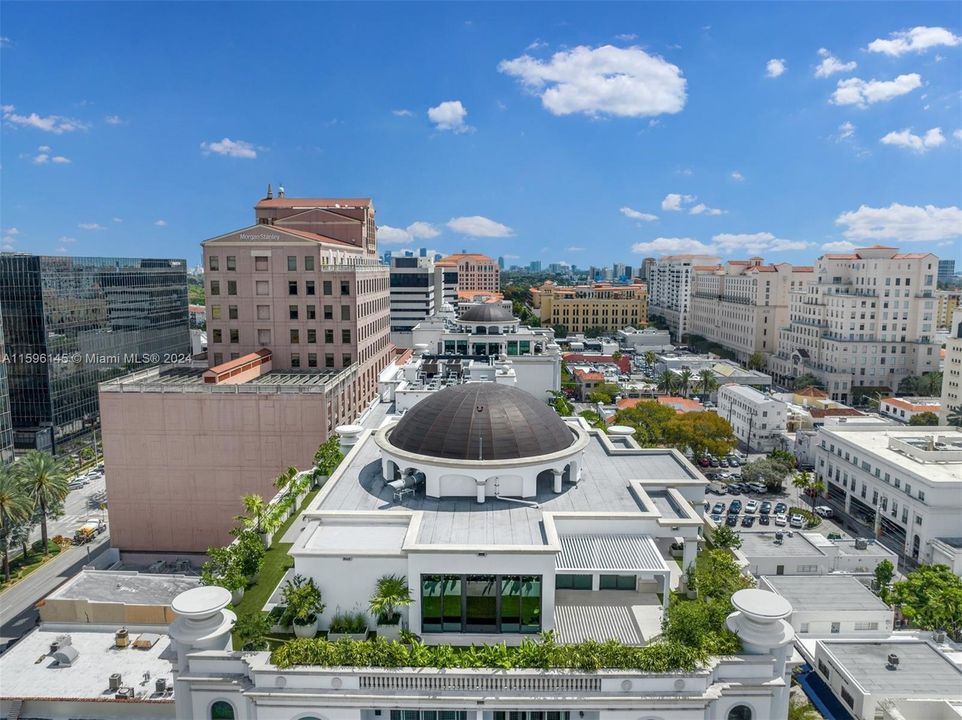 Aerial View of the Penthouse.