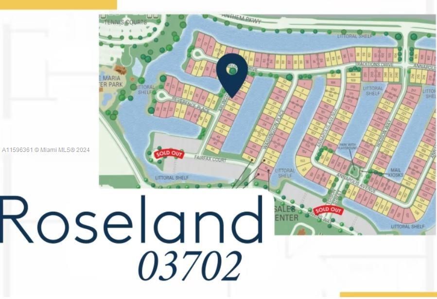 Site map. Screened in pool. Water views! Available now!