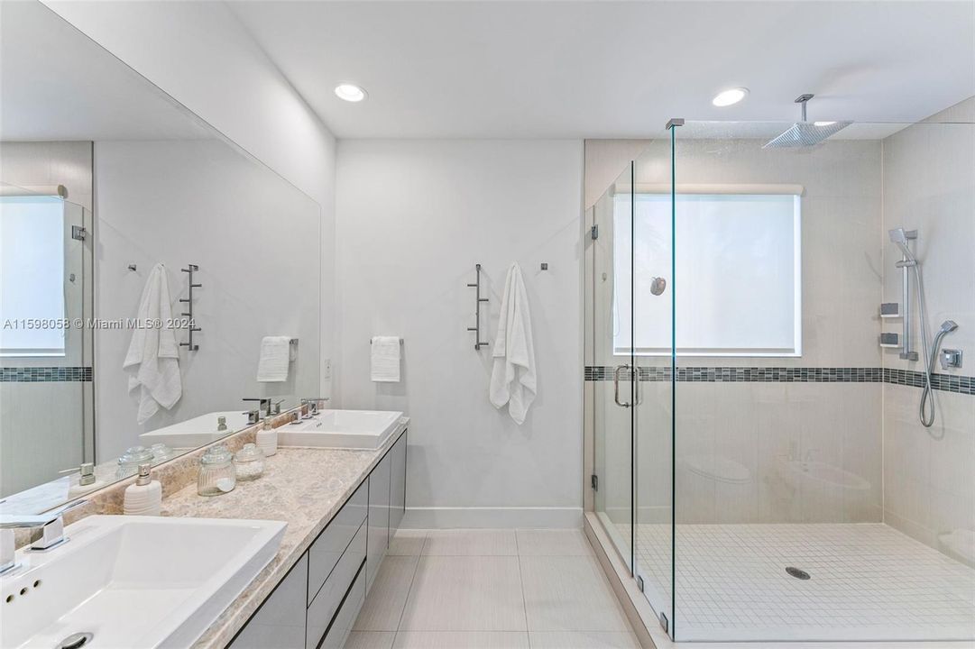 Master Bathroom with His & Hers sink