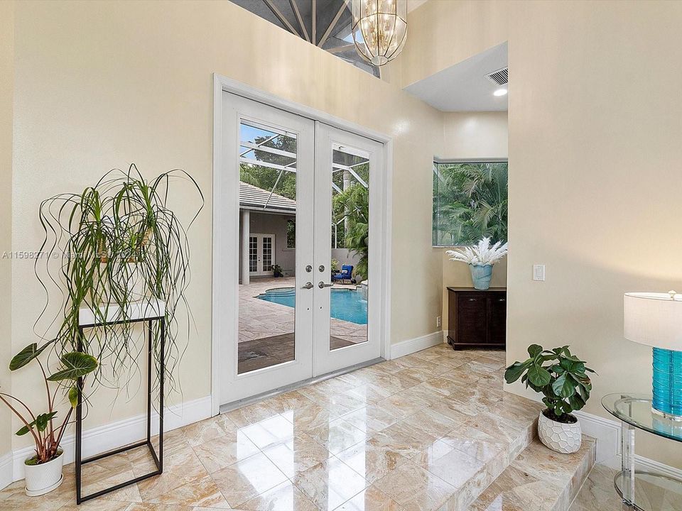 into Living Room from Courtyard