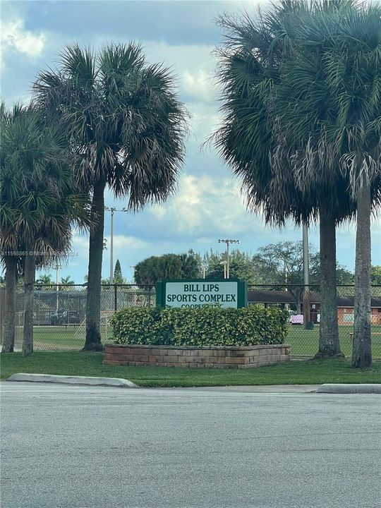 Access to community park from backyard.