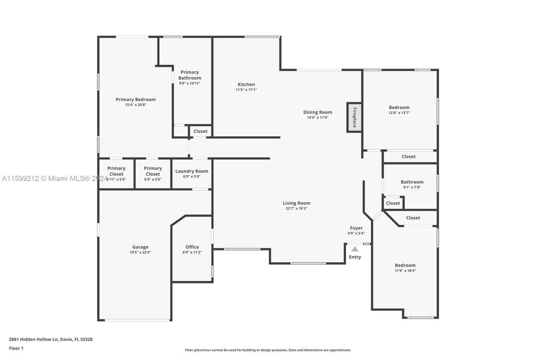 合同活跃: $895,000 (4 贝兹, 2 浴室, 2120 平方英尺)