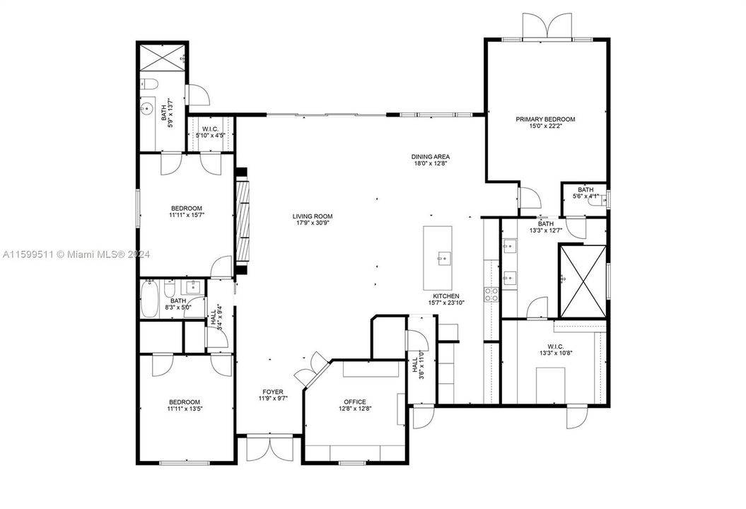 Approx Dimensions Total Sq. Ft is 2693