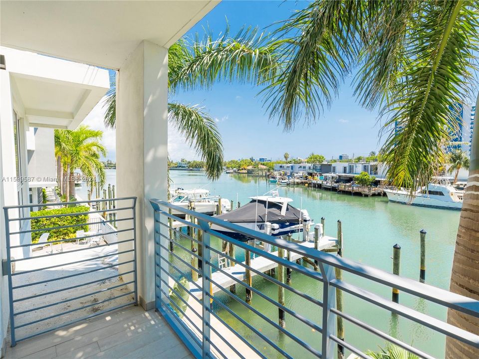 2nd floor balcony off the Dining Room