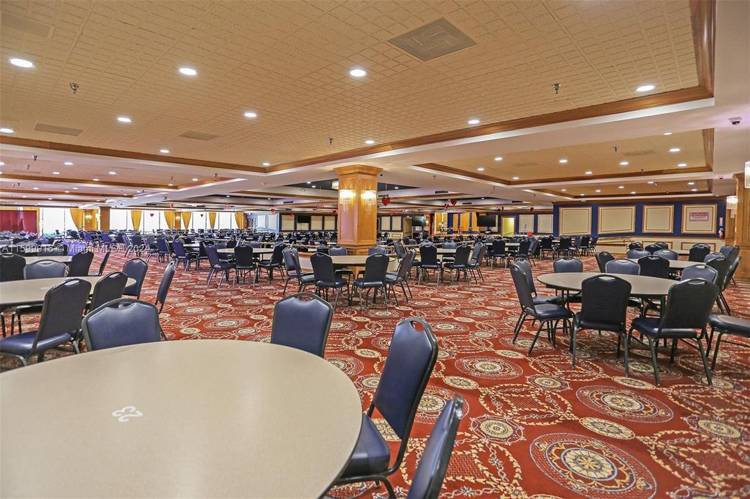 Large Capacity Room for Weekly Dancing, Parties and Bingo