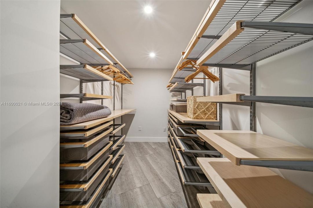 Master bedroom closet