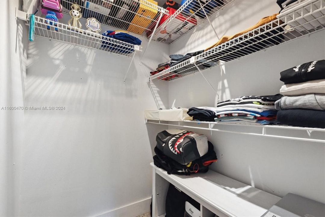 2nd Bedroom Walk-in Closet Ample Space.