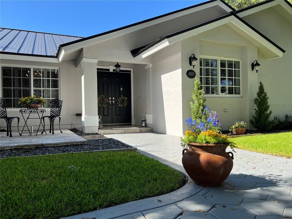 Entry and front patio