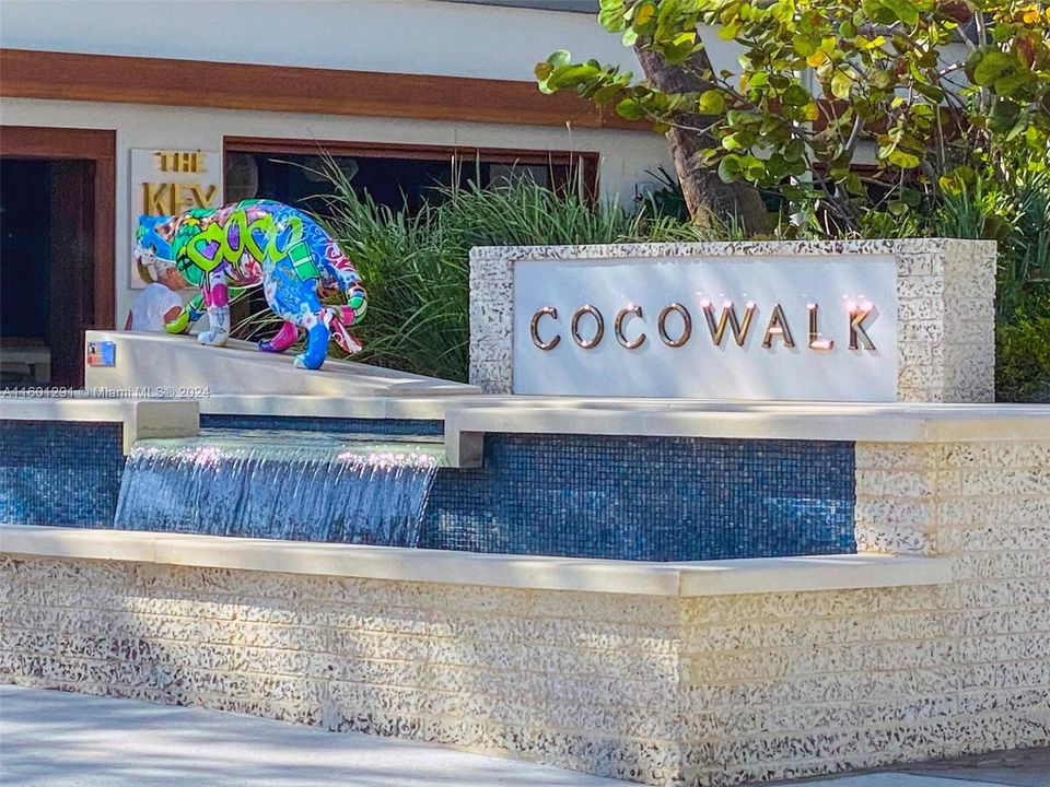 Steps from Cocowalk and fine boutiques and restaurants