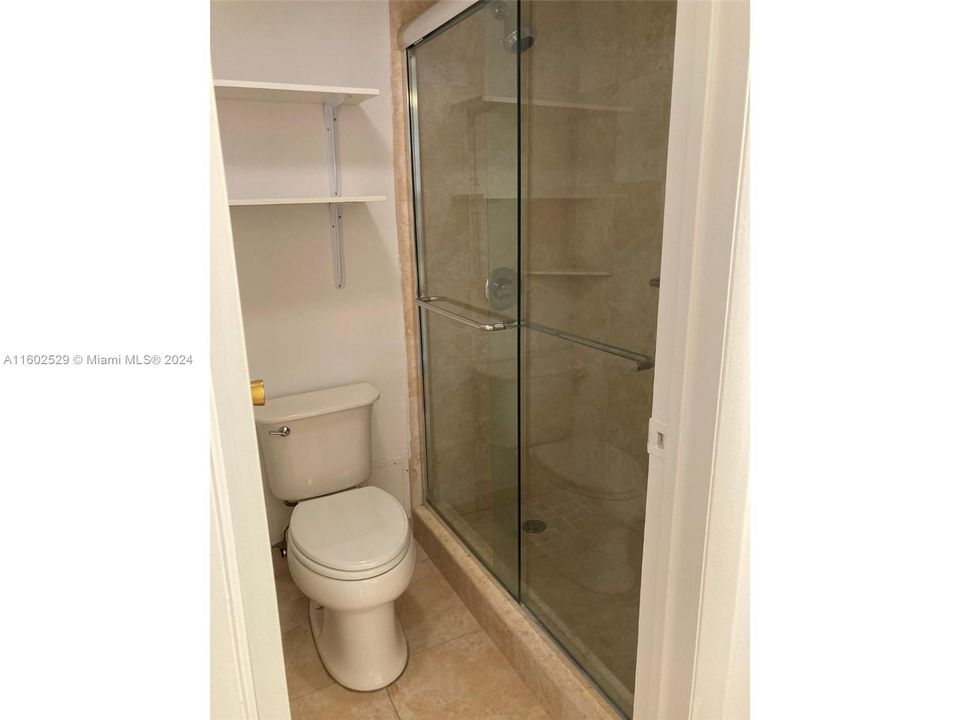 Full bathroom with shower