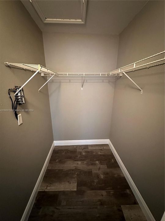 Master Walk-in Closet