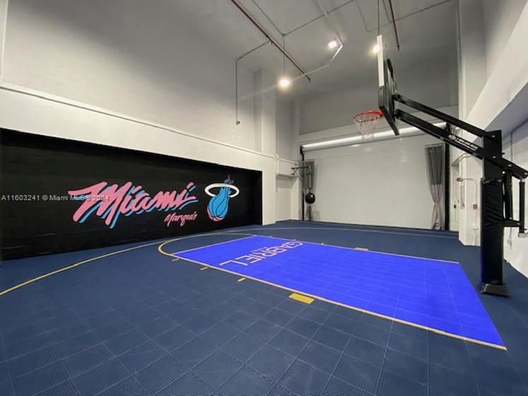 Basketball/training area