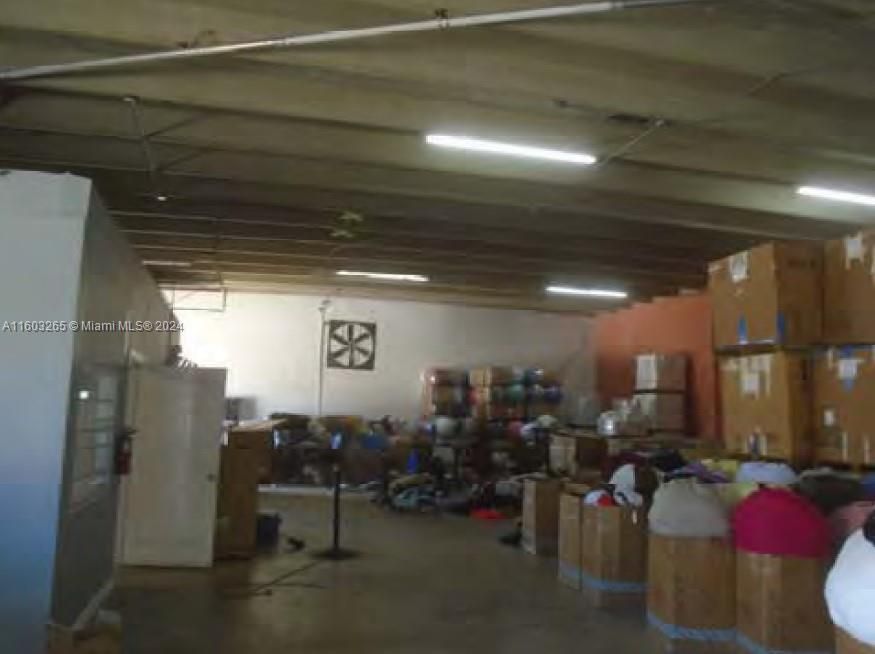 Inside Warehouse with Office Seen (facing East)