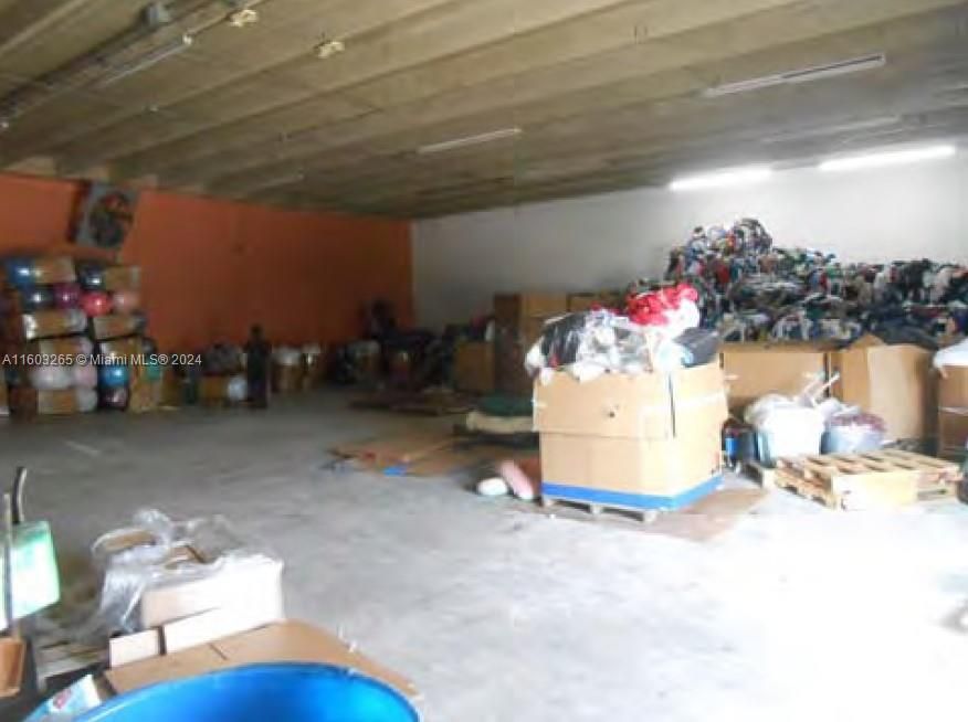 Inside Warehouse (facing Southwest)