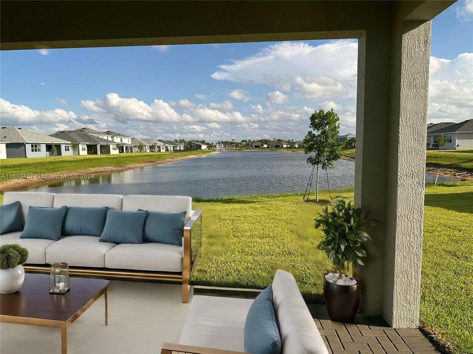 Large covered lanai