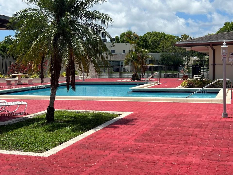 Community Pool &  Clubhouse steps from entry