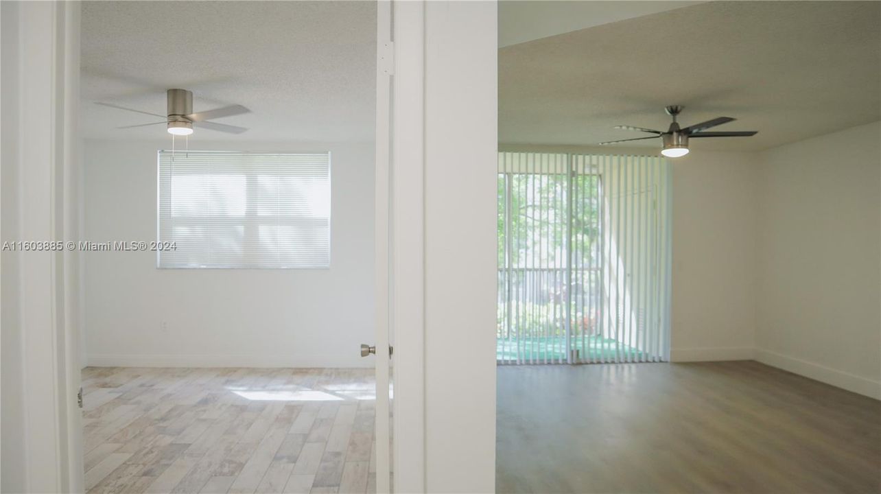 View of both the Master Room and Family Room