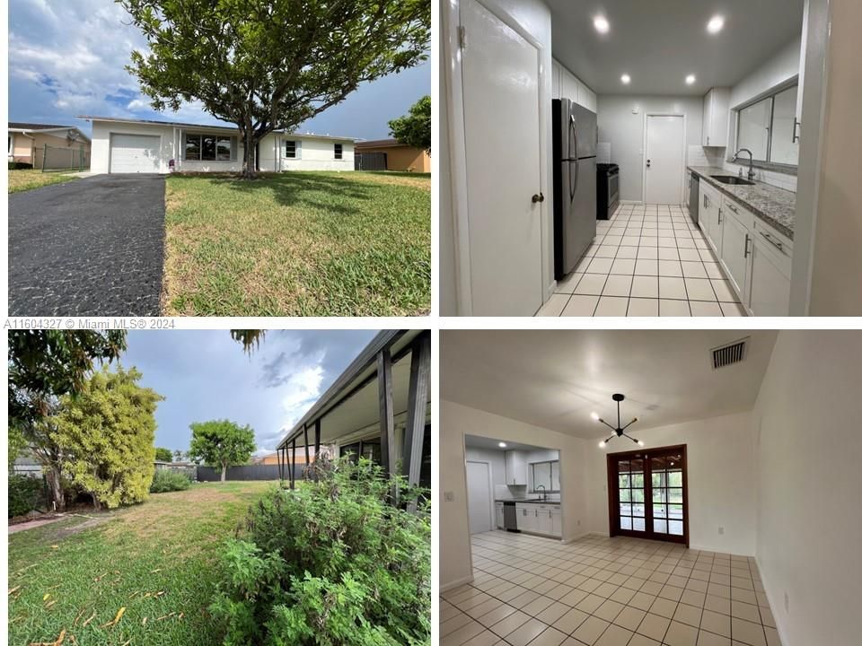 The house has an updated kitchen and has been freshly painted.