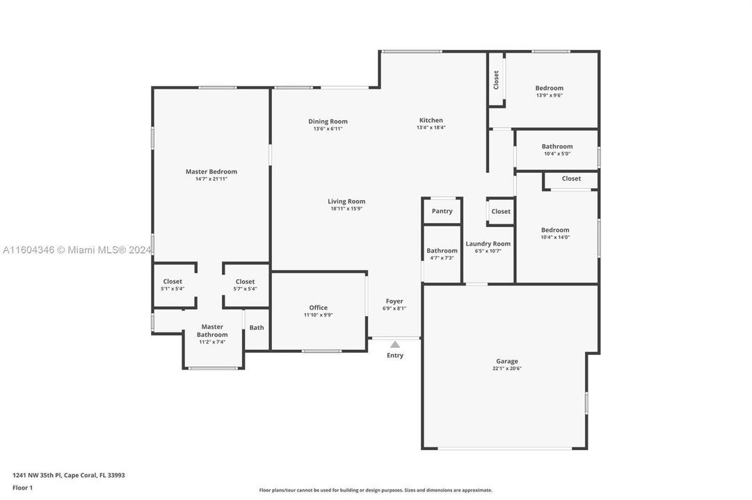 Active With Contract: $445,500 (3 beds, 2 baths, 1775 Square Feet)