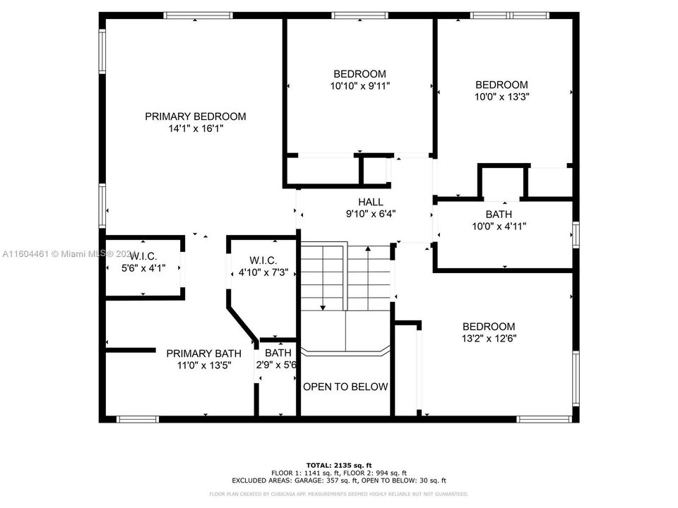 Floor Plan for 2nd Floor