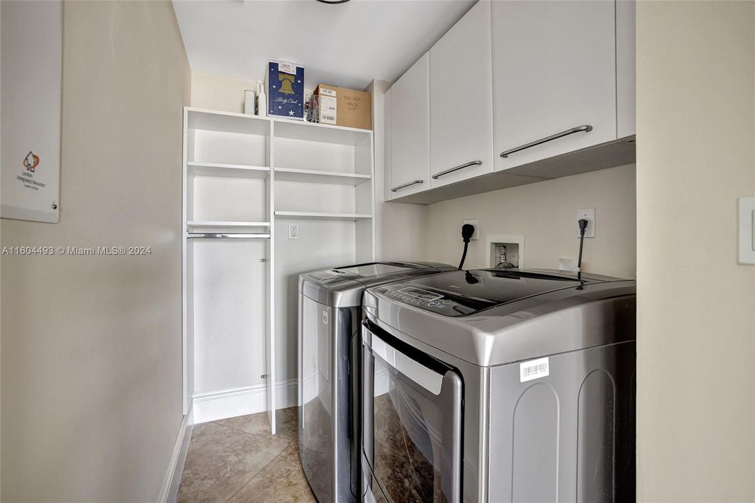 Dedicated laundry room