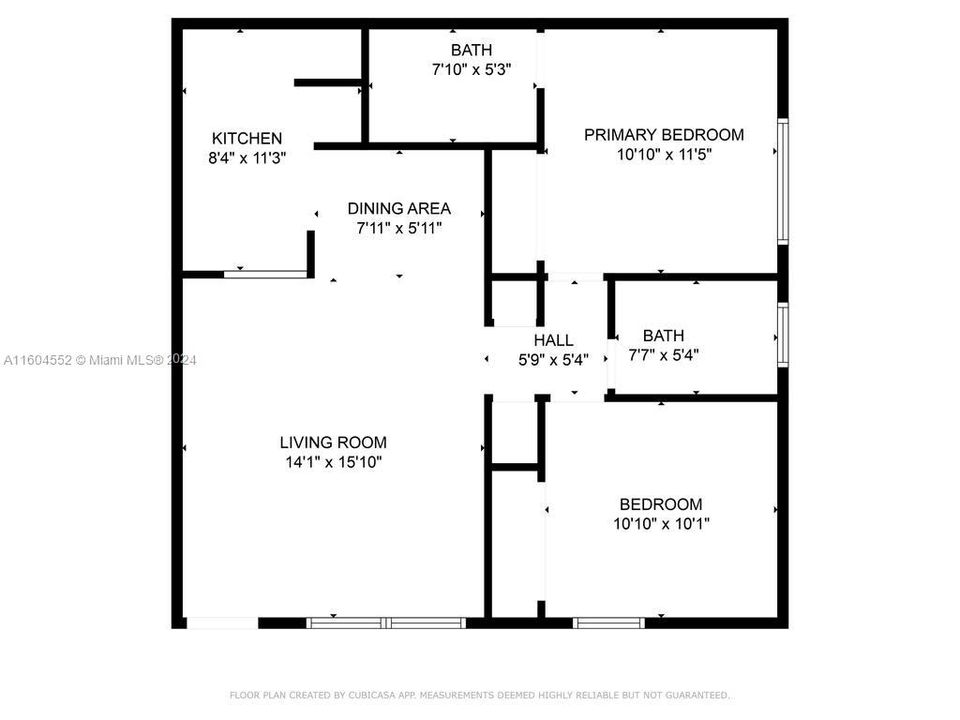 For Sale: $225,000 (2 beds, 2 baths, 820 Square Feet)