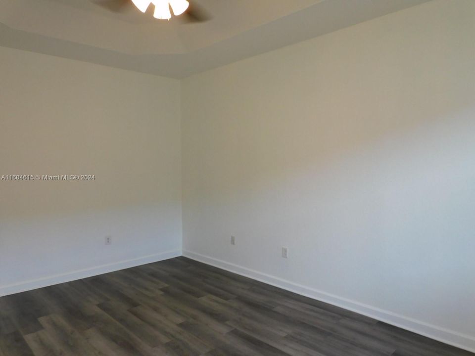 Plenty of wall space in Primary Bedroom to accommodate furnishings.