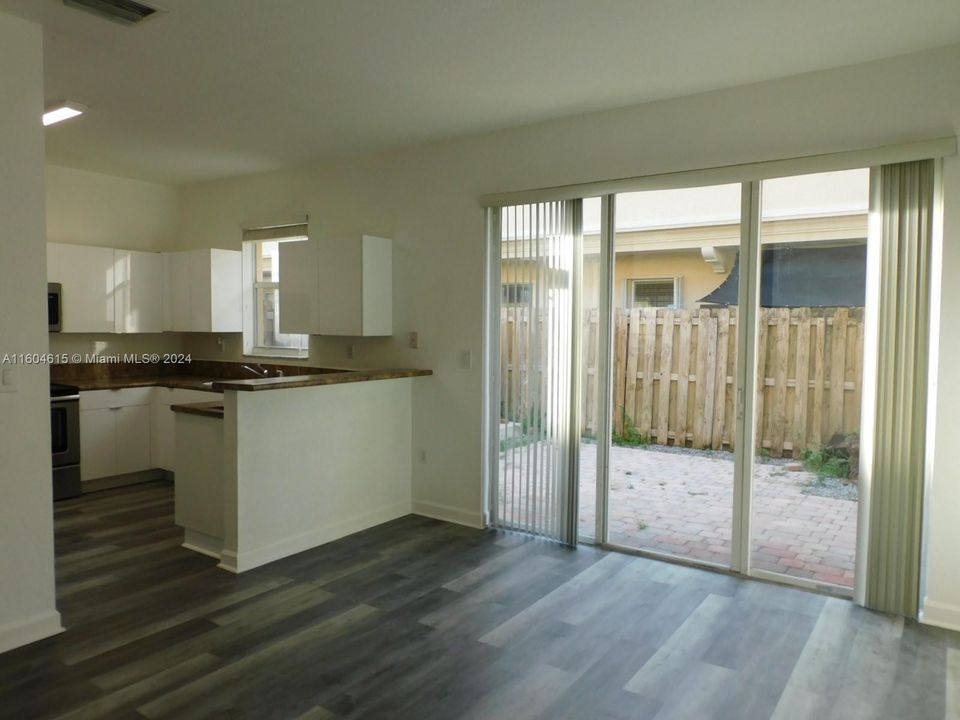 Kitchen opens to family room - perfect for family gatherings.