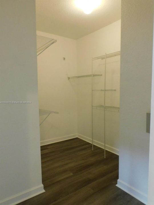 Primary with Large Walk-In Closet.