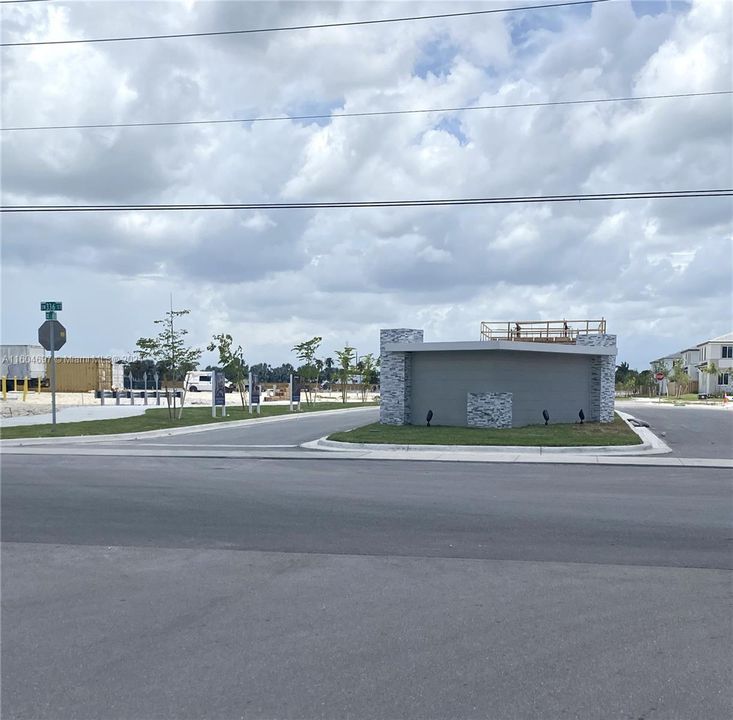 Entrance to the condominium