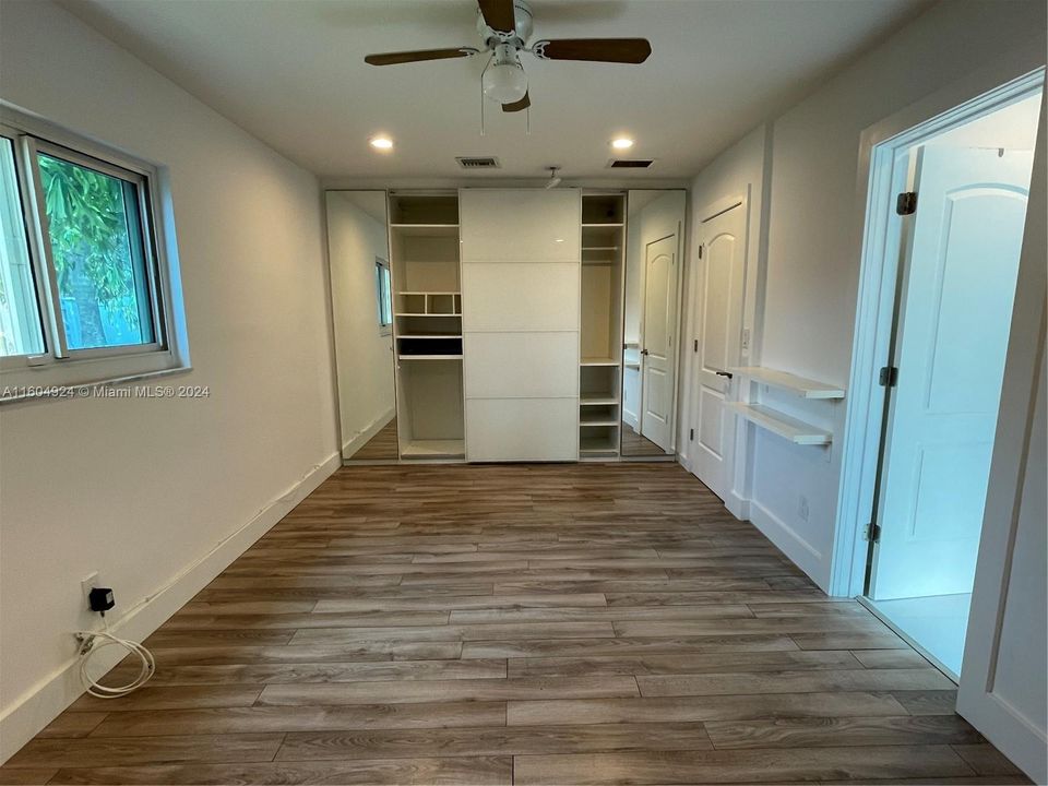 Great size master bedroom with build in closet and in-suite bathroom