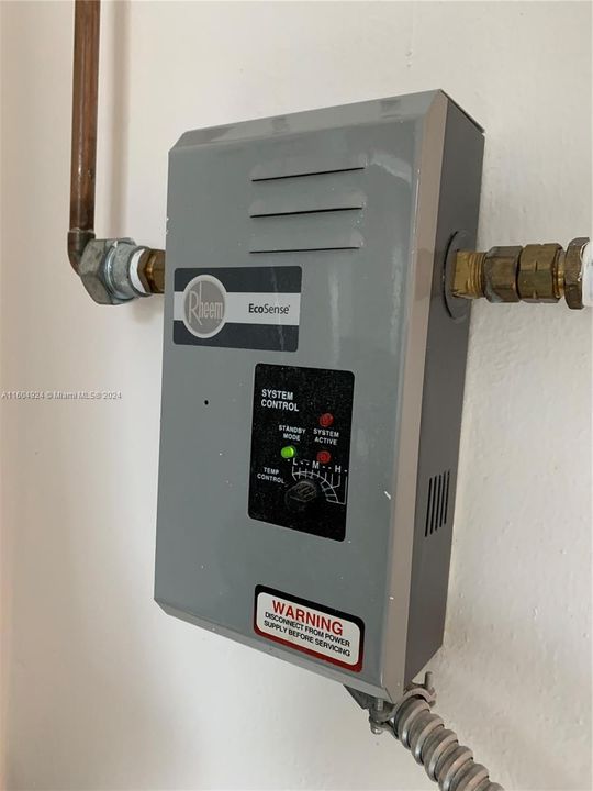 Tankless water heater, for more convenience and savings in energy bill!