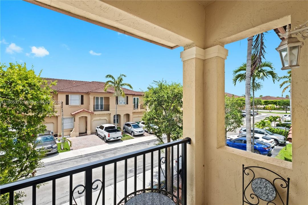 Balcony off bedroom #3