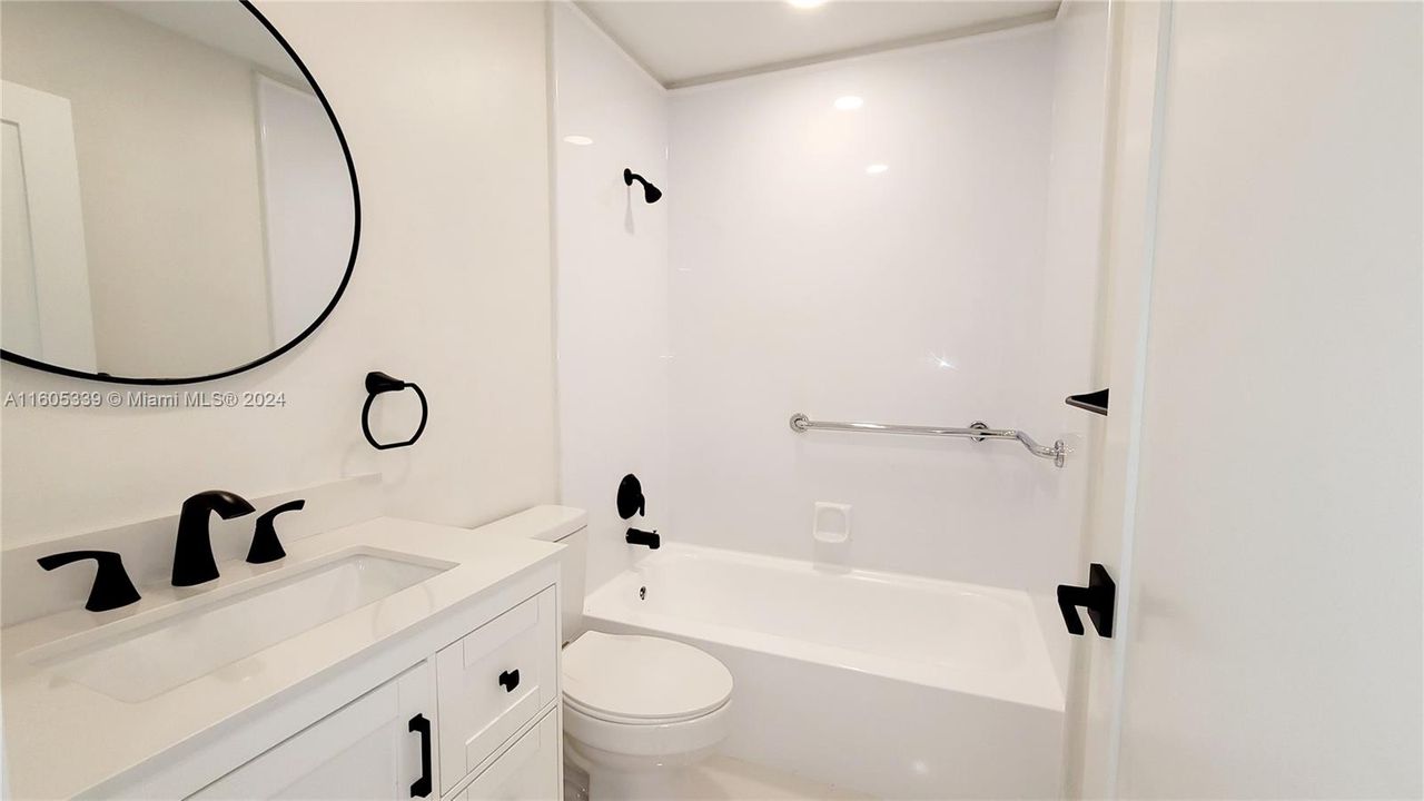 Beautifully remodeled second/guest bathroom