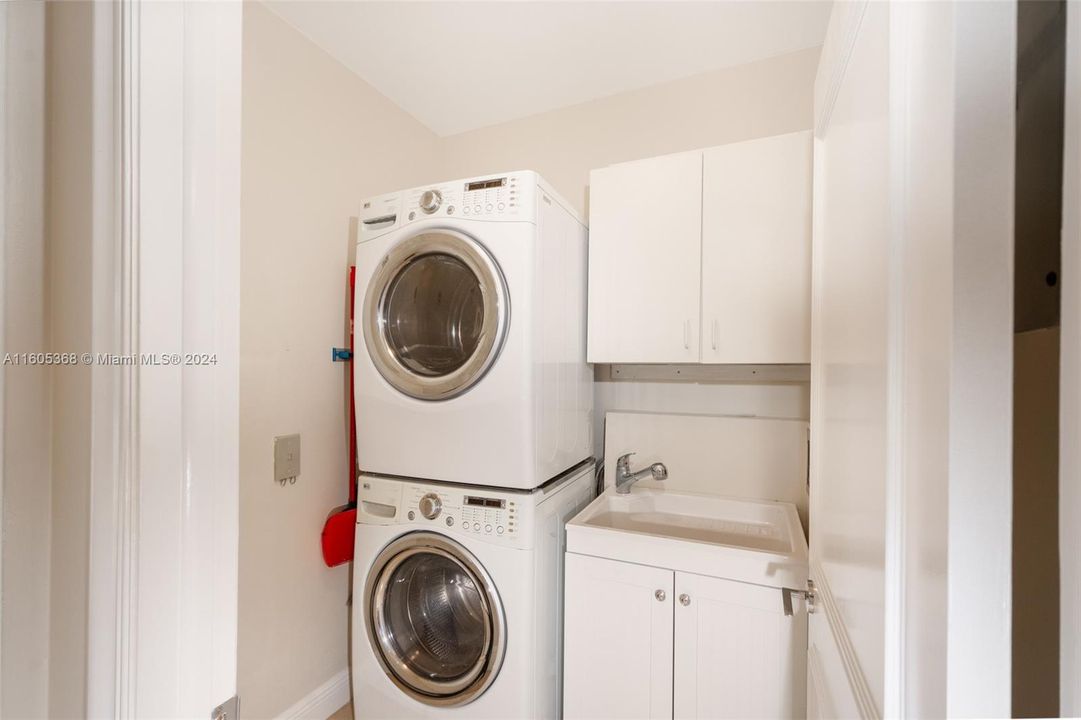 separate laundry room