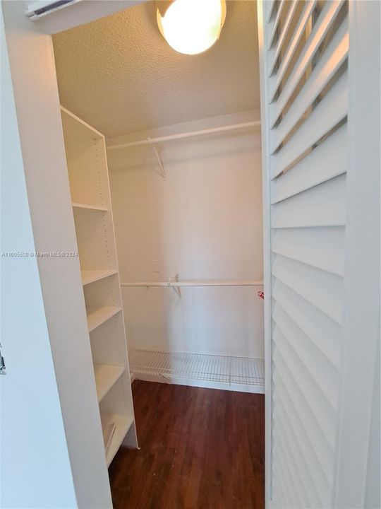 Built in walking closet/Master Bedroom