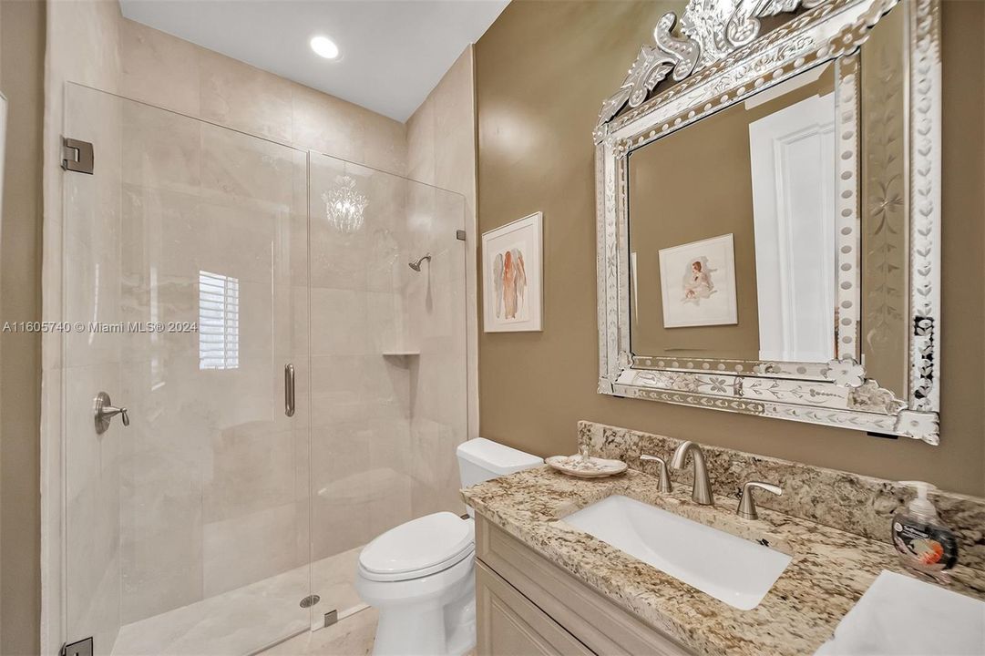 Powder room/office bathroom