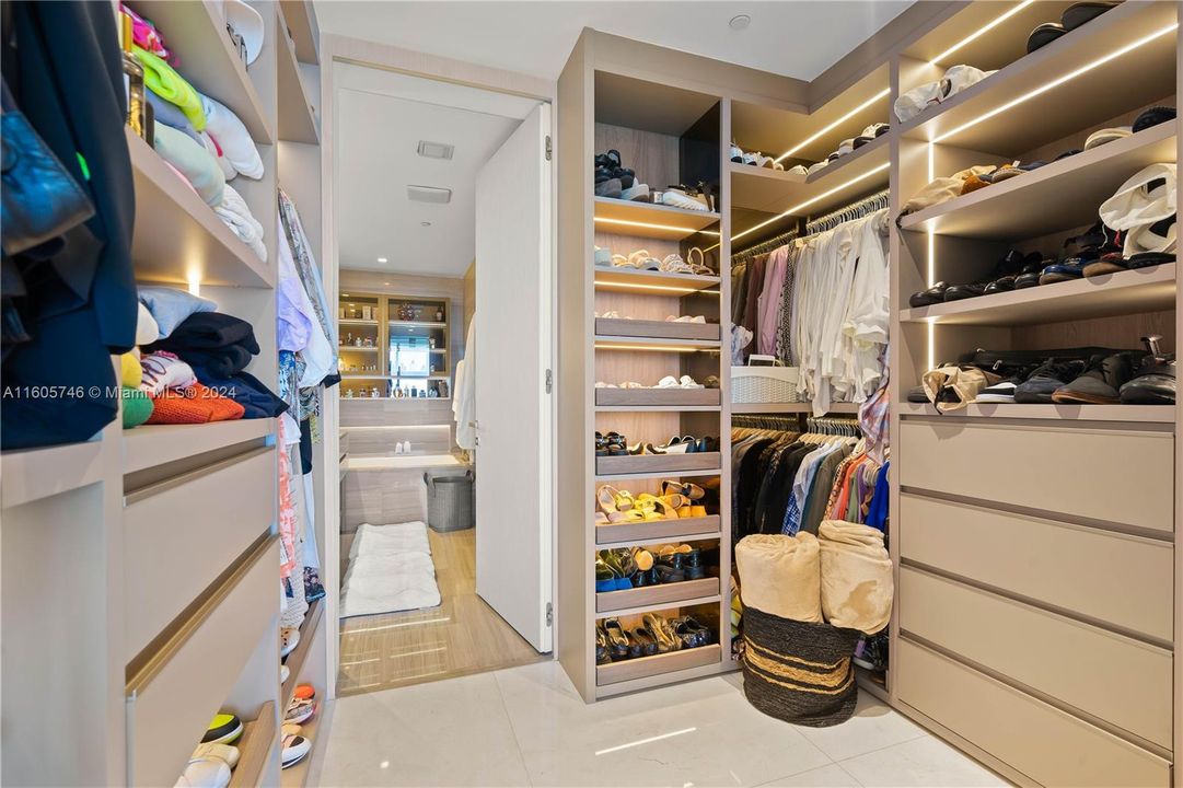 Master closet