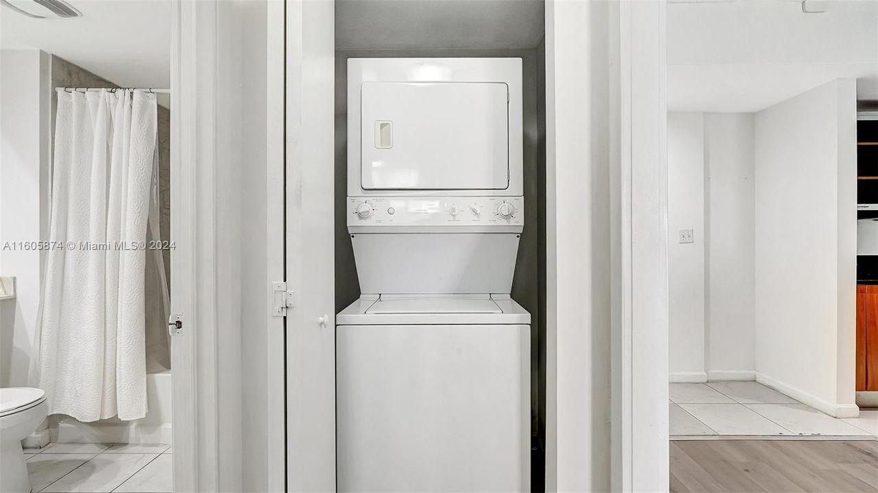 Laundry in unit